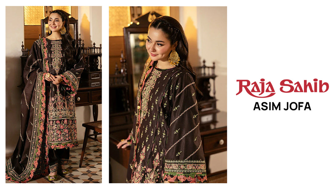 Discover the Best of Asim Jofa at Raja Sahib: 50% Off Sale,&nbsp; and Luxury Pret.