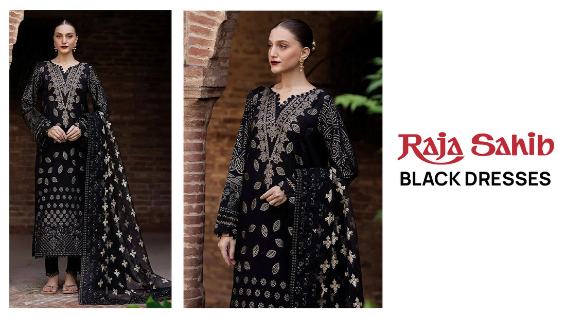 Raja Sahib’s Iconic Black Dresses for Every Occasion