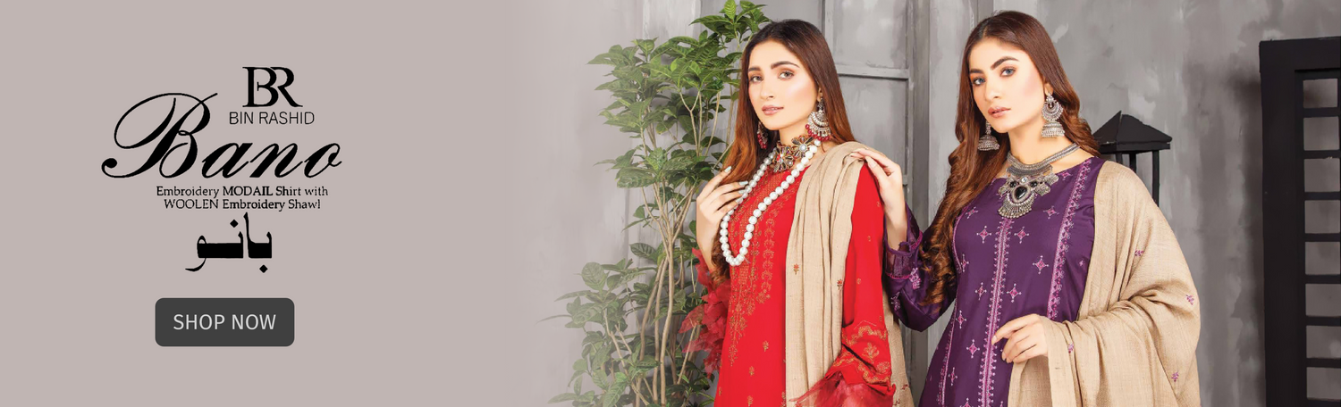 Bano Embroidered Modail Collection 2022