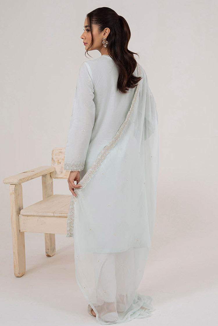 Picture of Cross Stitch - Basic Pret Collection - Powder Blue - Available at Raja Sahib