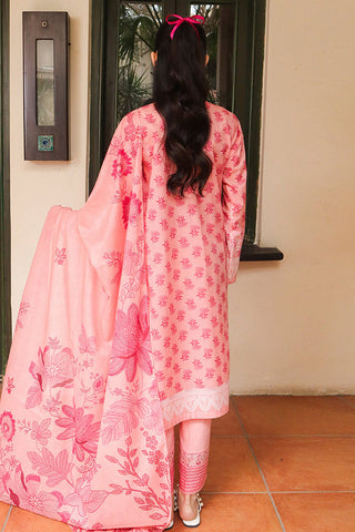 Picture of Cross Stitch - Prints Daily Lawn Collection - Coral Deluxe - Available at Raja Sahib