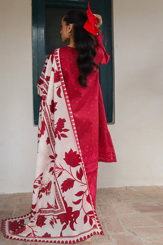 Prints Daily Lawn Collection - Scarlet Sage