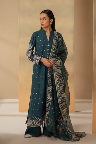Mahiri Unstitched Embroidered Collection Vol 3 - Midnight Bloom
