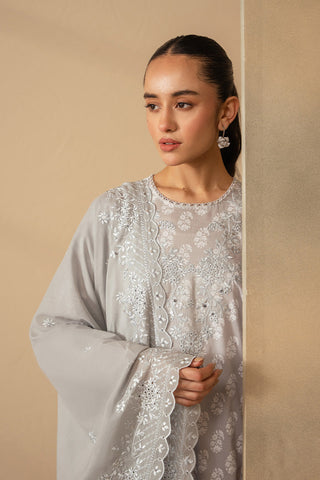 Mahiri Unstitched Embroidered Collection Vol 3 - Pearl Blue