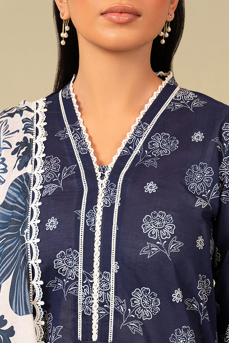 Picture of Cross Stitch - Daily Wear Unstitched Lawn Collection - Cobalt Echo - Available at Raja Sahib