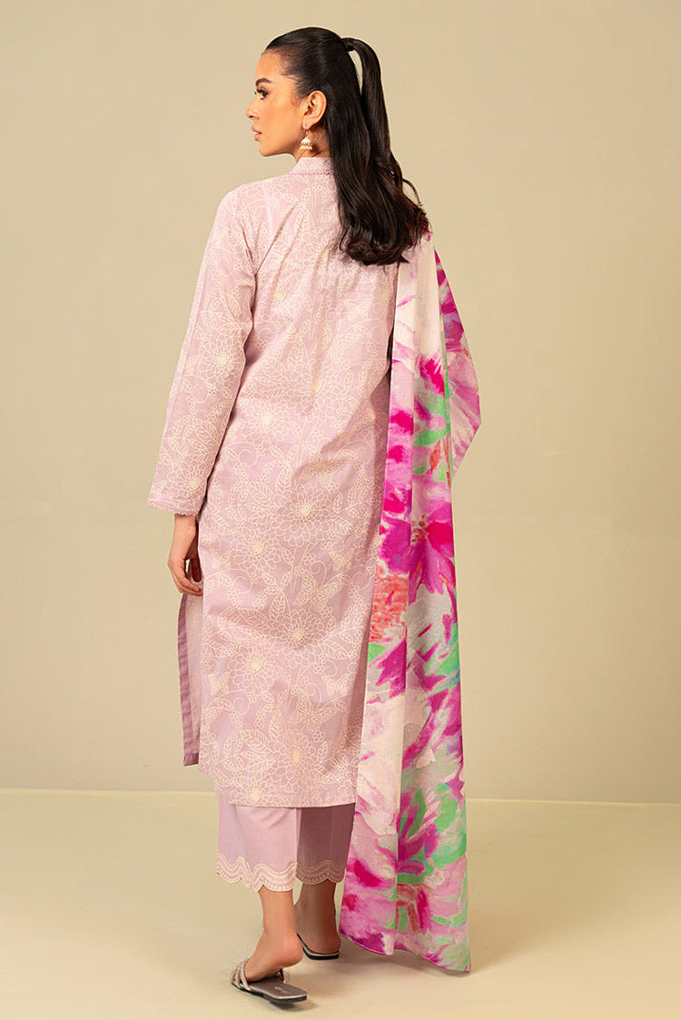 Picture of Cross Stitch - Daily Wear Unstitched Lawn Collection - Floret Dust - Available at Raja Sahib