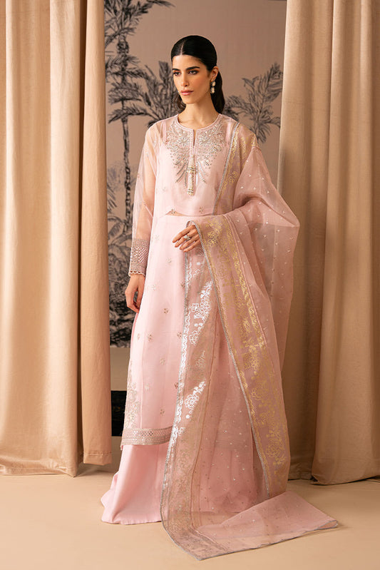 Picture of Cross Stitch - Luxe Atelier Unstitched Collection - Pink Bliss - Available at Raja Sahib