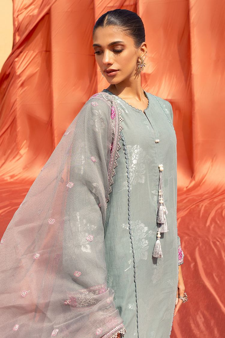 Picture of Cross Stitch - Eid Lawn Edit 2 - Silver Shine - Available at Raja Sahib