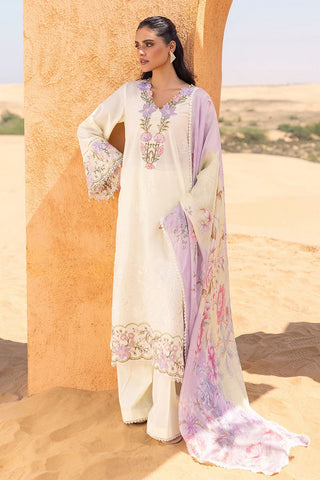 Picture of Cross Stitch - Eid Lawn Edit 2 - Subtle Canary - Available at Raja Sahib