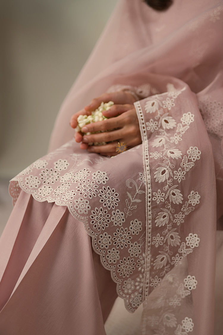 Picture of Cross Stitch - Unstitched Chikankari Collection - Mauve Glam - Available at Raja Sahib