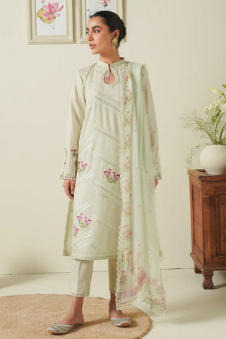 Picture of Cross Stitch - Mahiri Unstitched Embroidered Collection Vol 4 - Pastel Bloom - Available at Raja Sahib