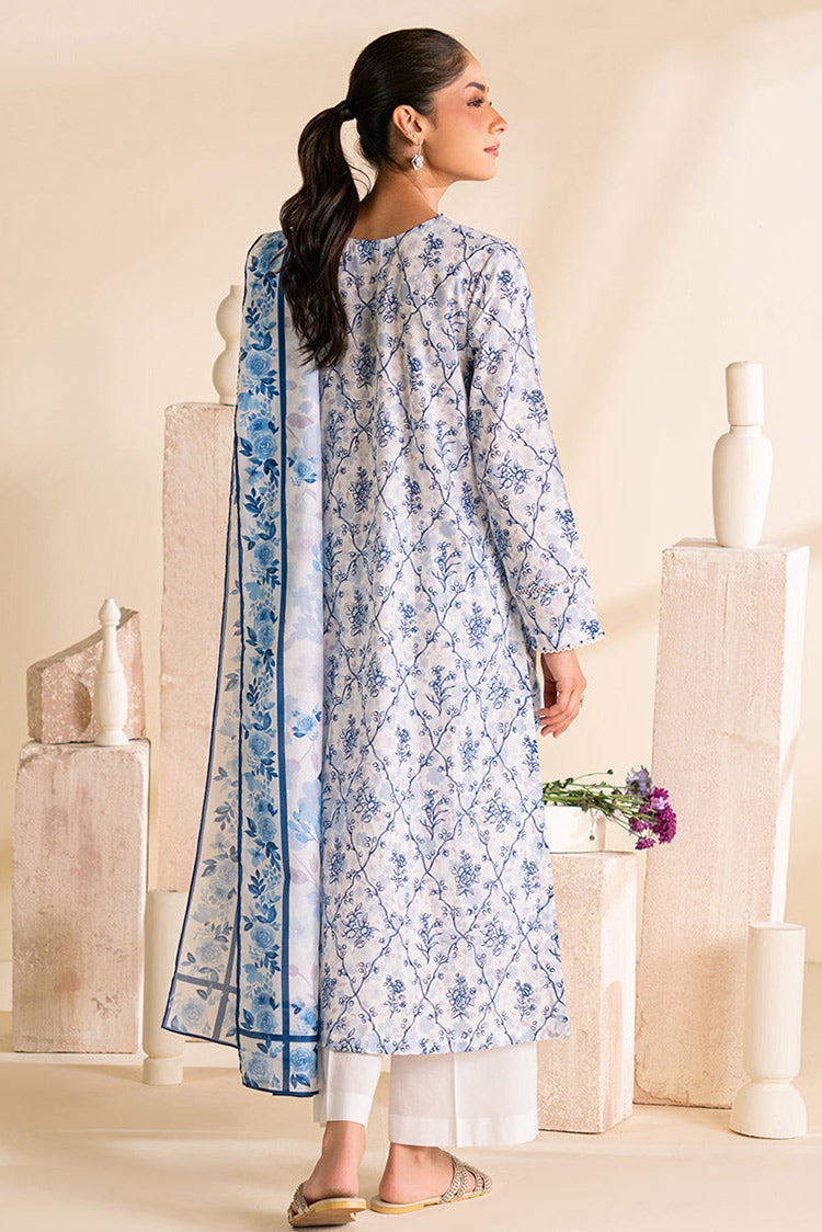 Picture of Cross Stitch - Daily Edit Unstitched Lawn Collection Vol 5 - Azure Ash - Available at Raja Sahib