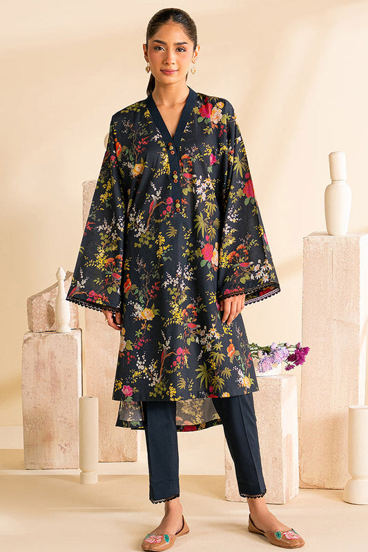 Picture of Cross Stitch - Daily Edit Unstitched Lawn Collection Vol 5 - Onyx Splash - Available at Raja Sahib