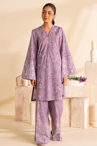 Daily Edit Unstitched Lawn Collection Vol 5 - Purple Fog