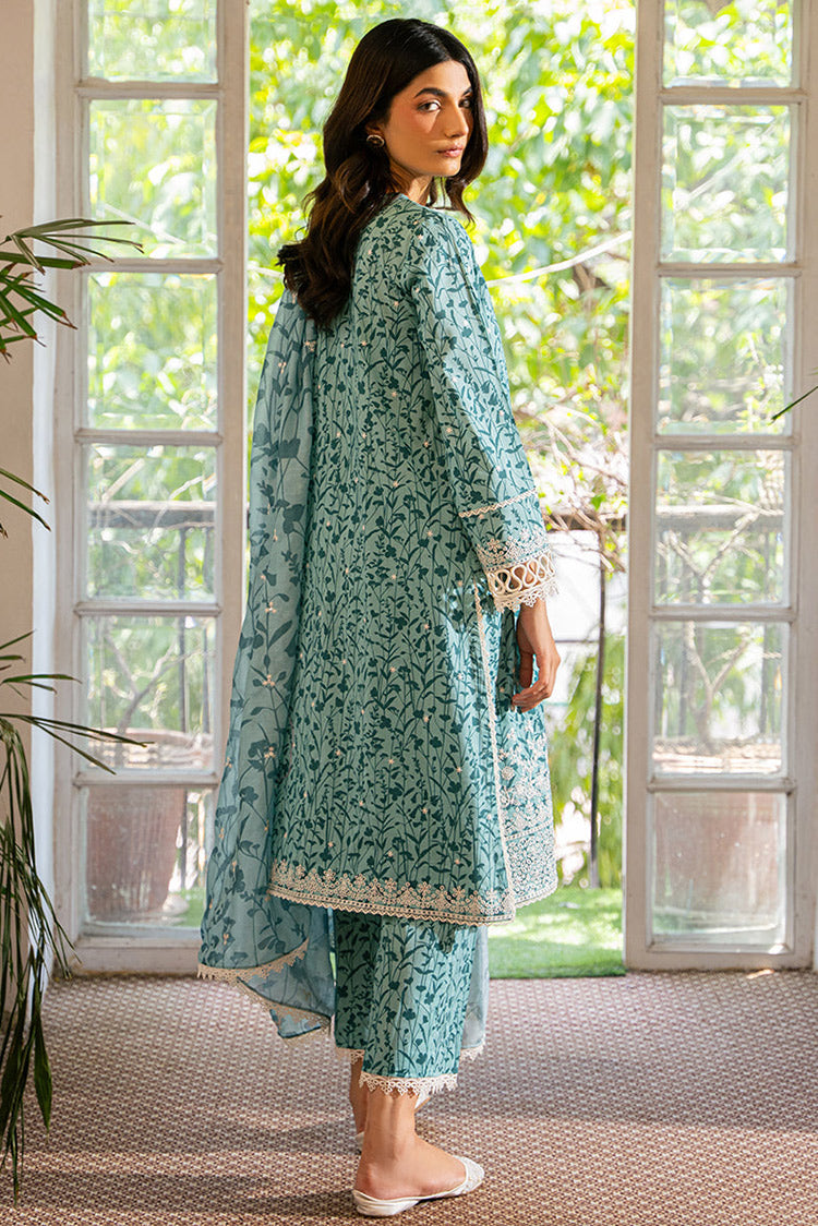 Picture of Cross Stitch - Mahiri Unstitched Embroidered Collection Vol 5 - Minty Meadow - Available at Raja Sahib