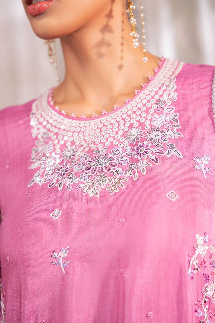 Picture of Cross Stitch - Luxe Atelier Unstitched Collection - Floral Blush - Available at Raja Sahib