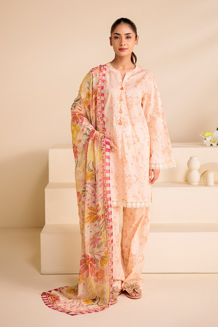 Picture of Cross Stitch -  Daily Unstitched Edit 6 - Dusky Rose - Available at Raja Sahib