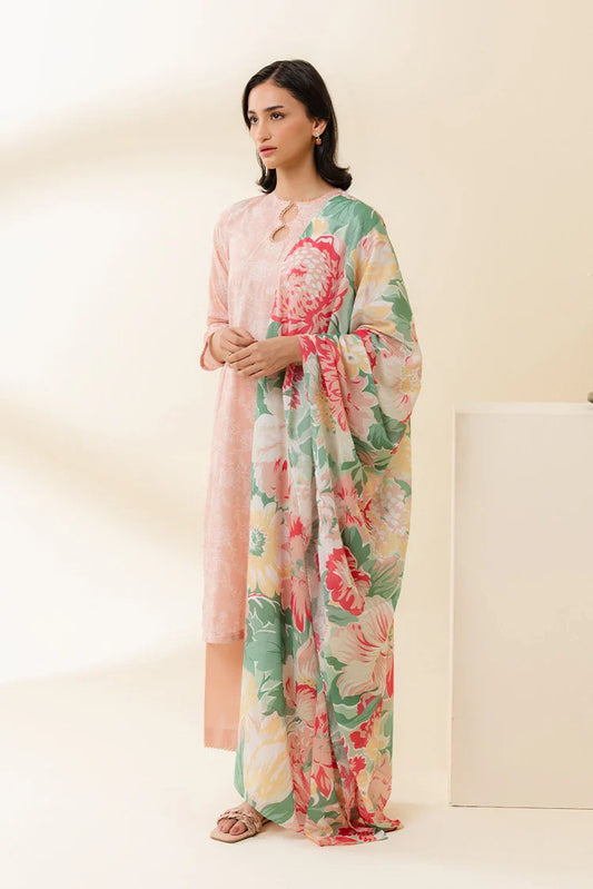 Picture of Cross Stitch - Daily Unstitched Lawn Collection - Peach Sorbet - Available at Raja Sahib