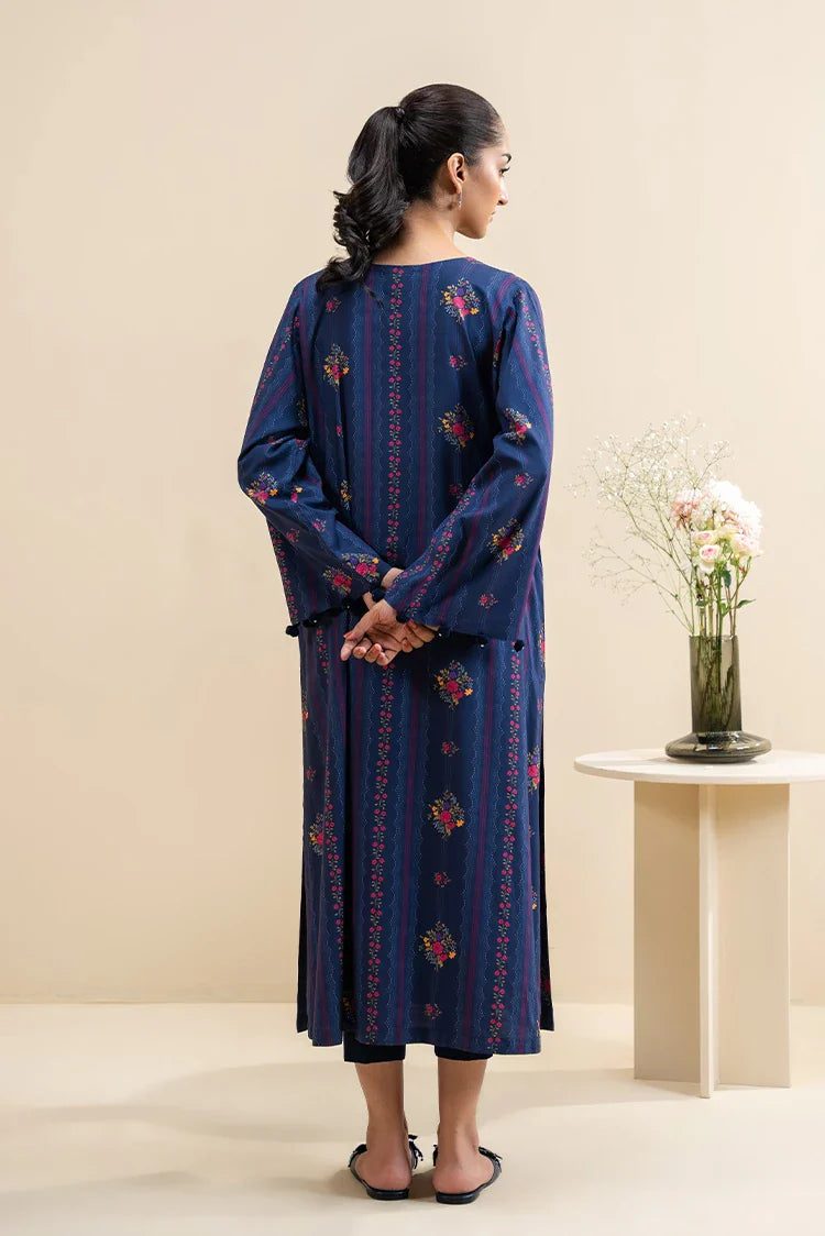 Picture of Cross Stitch - Daily Khaddar & Linen Unstitched Collection - 2 PC - Mystic Blue - Available at Raja Sahib