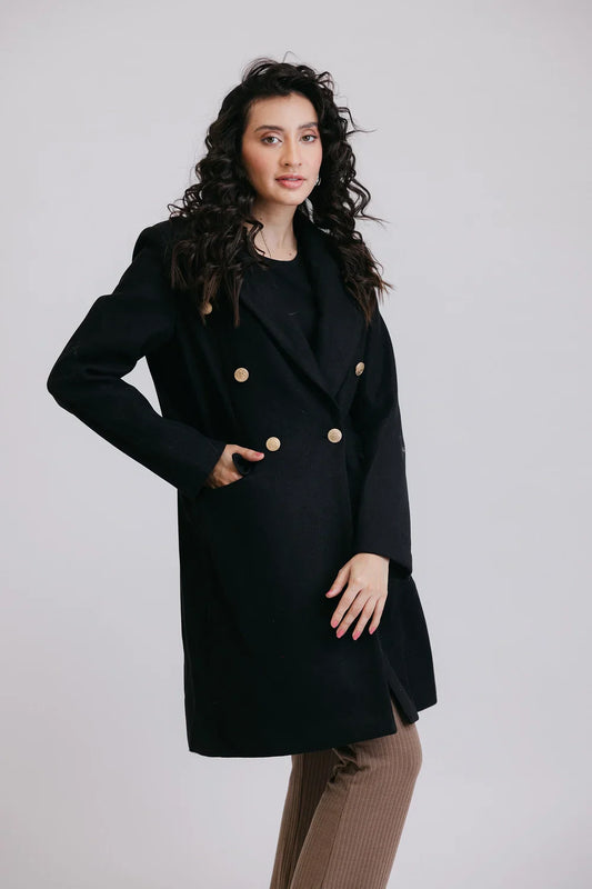 Picture of Full Sleeves Long Coat - Available at Raja Sahib