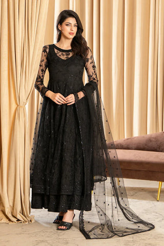 Picture of 3-PC Stitched Embroidered Maxi - Available at Raja Sahib