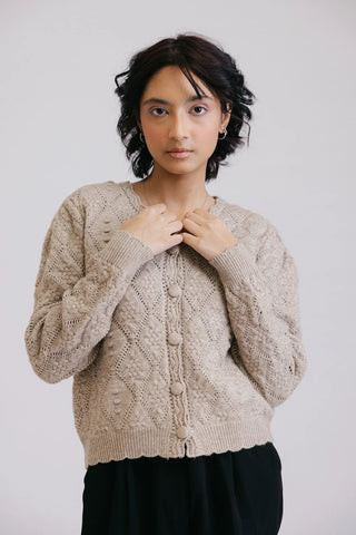 Picture of Full Sleeves V-Neck Cardigan Sweater - Available at Raja Sahib