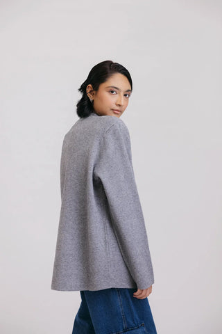 Picture of Full Sleeves Round Neck Cardigan Sweater - Available at Raja Sahib