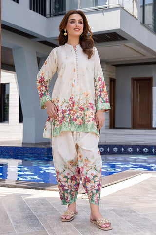 Picture of Ellena - 2-PC Stitched Embroidered Suit - Available at Raja Sahib