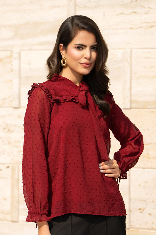 Picture of 1-PC Stitched Ladies Shirt - Available at Raja Sahib