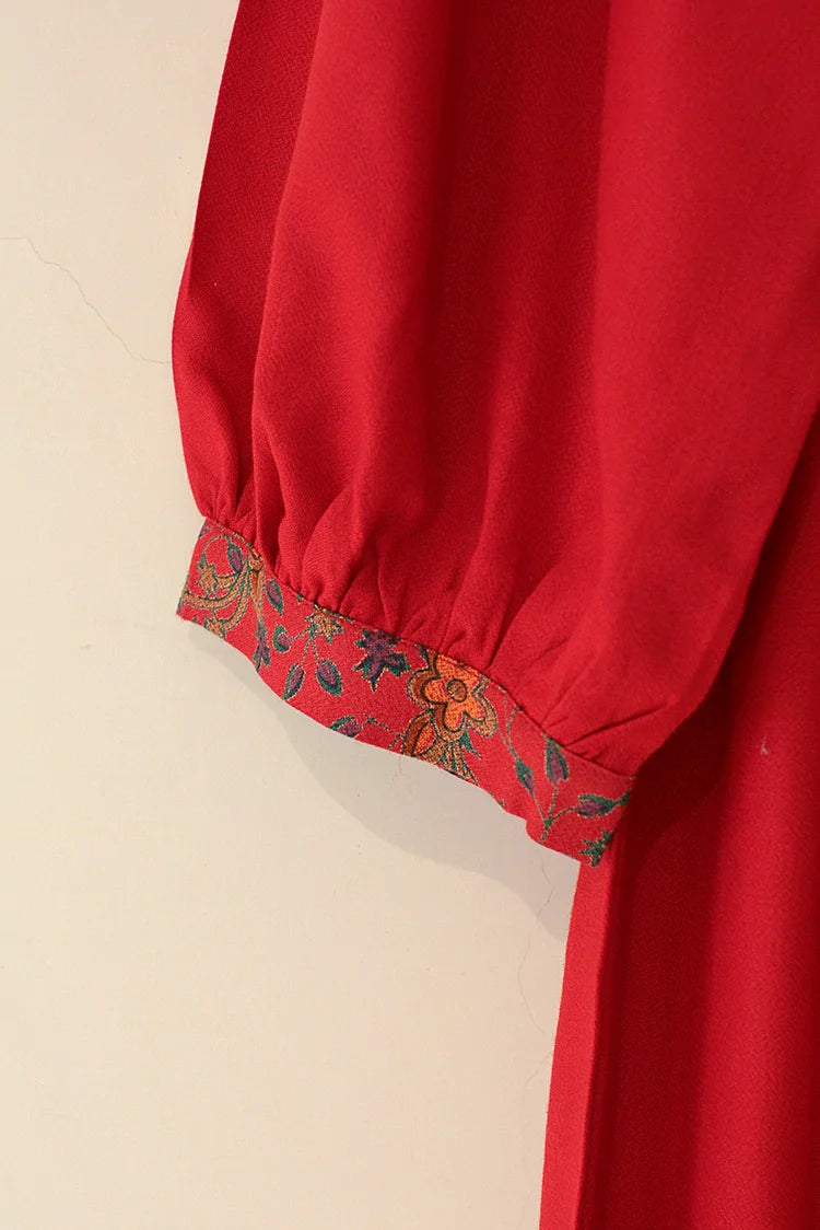 Picture of Kashish - 1 Piece - Shirt - Crimson - 6067MX - Available at Raja Sahib