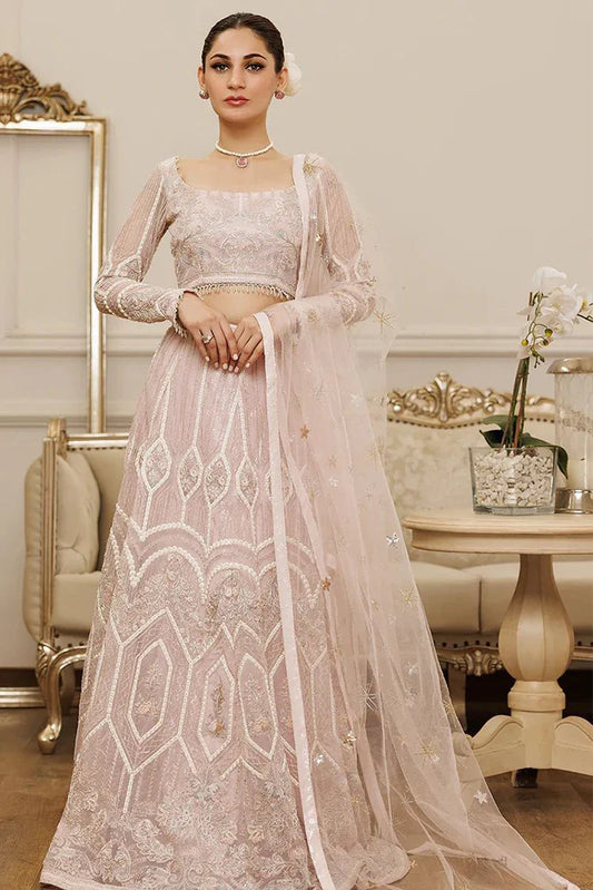 Threads And Motifs Pret Embroidered Net Lehenga 8406