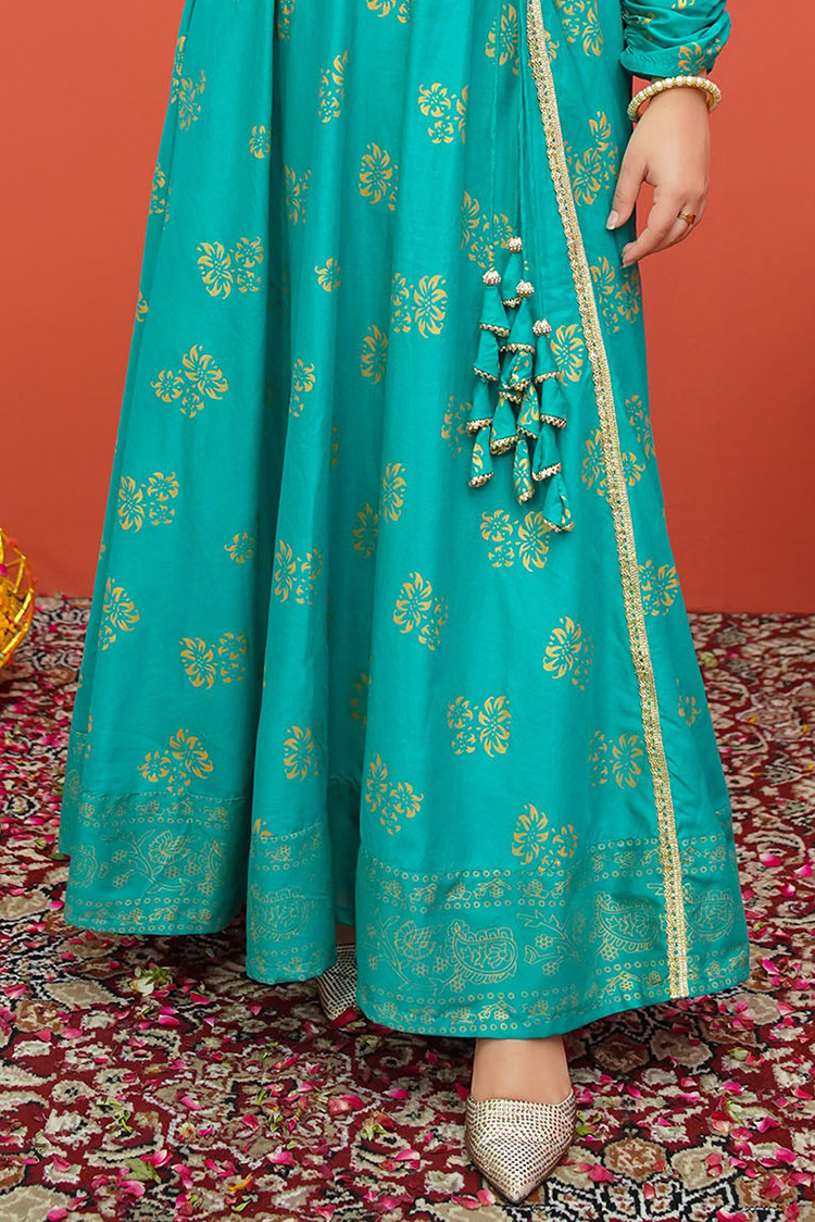 Picture of Modest - Cambric Printed 3 Piece Suit - 8445 - Available at Raja Sahib