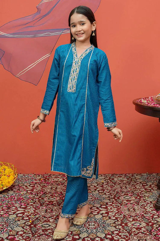 Picture of Modest - Festive Ensemble - 3 Piece Suit - 8455 - Available at Raja Sahib