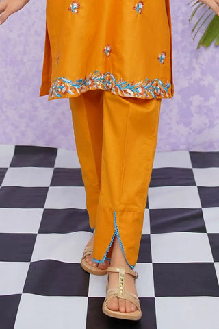 Picture of Modest - Girls Cotton Embroidered - 2 Piece Suit - 8485 - Available at Raja Sahib