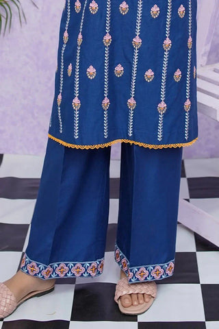 Picture of Modest - Girls Cotton Embroidered - 2 Piece Suit - 8495 - Available at Raja Sahib