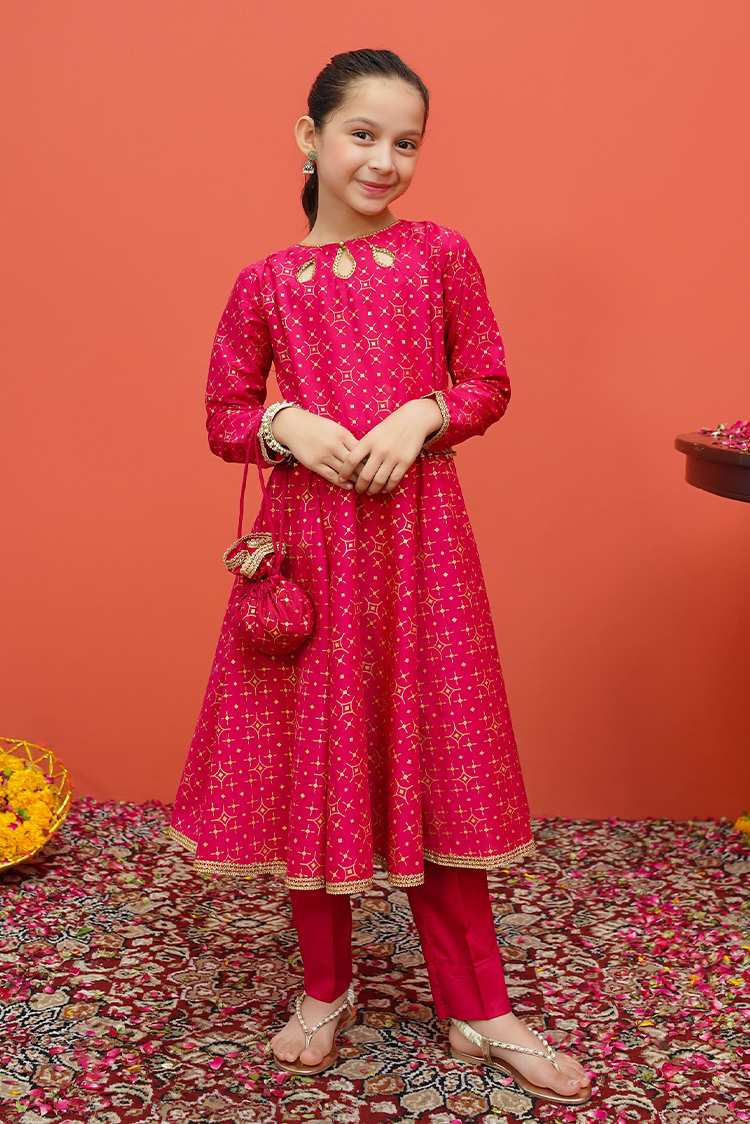 Picture of Modest - Cambric Printed 3 Piece Suit - 8505 - Available at Raja Sahib