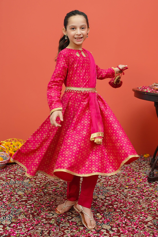 Picture of Modest - Cambric Printed 3 Piece Suit - 8505 - Available at Raja Sahib