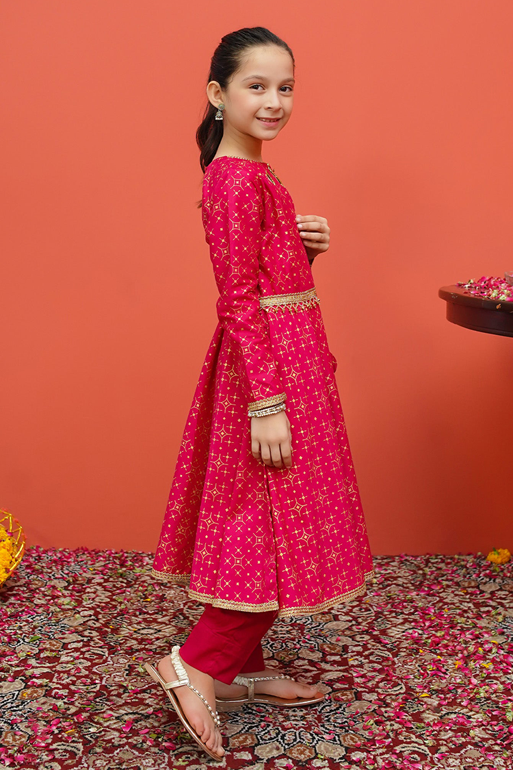 Picture of Modest - Cambric Printed 3 Piece Suit - 8505 - Available at Raja Sahib