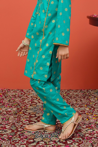 Picture of Modest - Toddlers Cambric Printed 2 Piece Suit - 8515 - Available at Raja Sahib