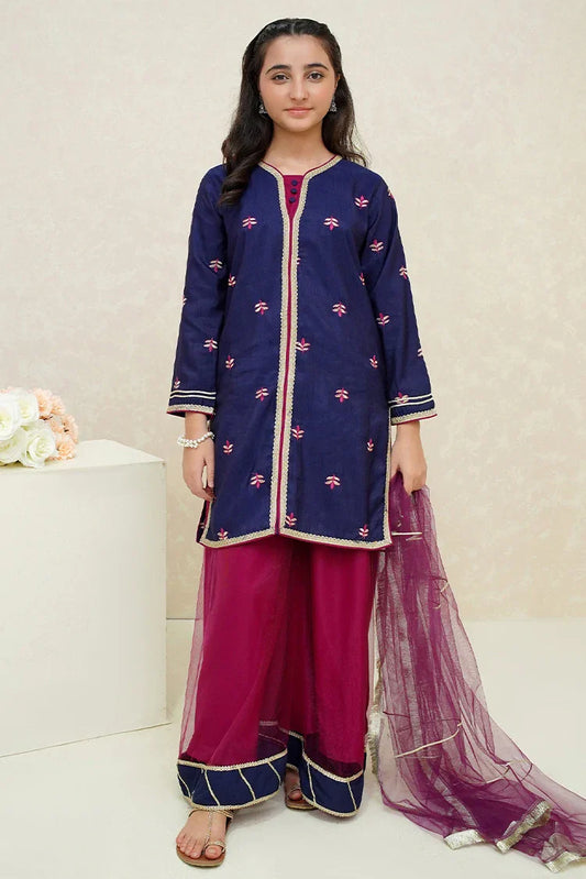 Picture of Modest - Girls 3 Piece Suit - Kohinoor - Available at Raja Sahib