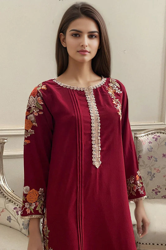 Picture of Threads & Motifs - Ready To Wear 2 PC Suit - 9220 - Available at Raja Sahib