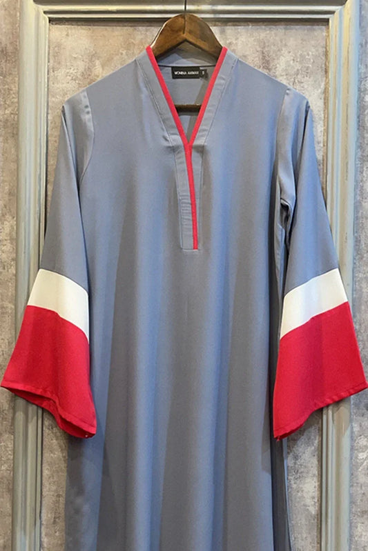 Picture of Manahils - Ice Blue Shirt - 1 Pc - Available at Raja Sahib