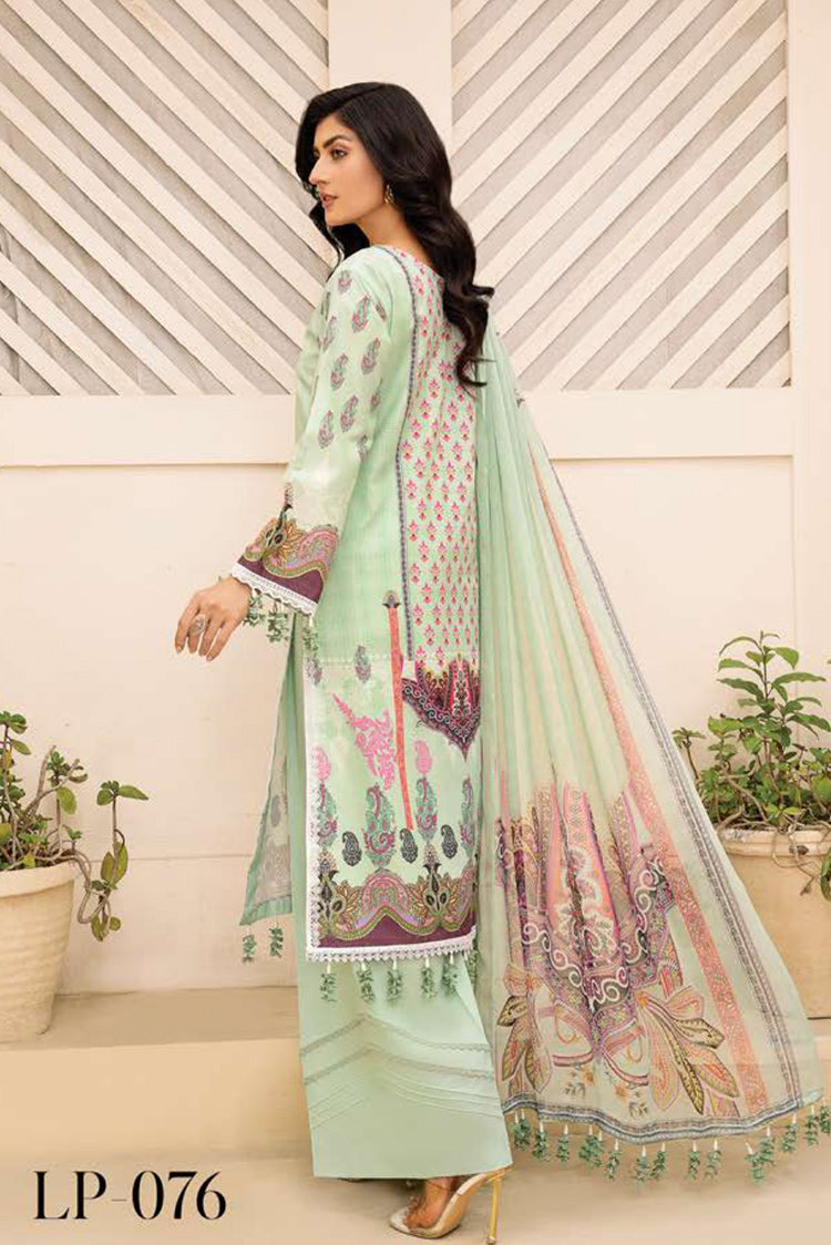 Picture of Lala - LP 076 Stella Print Melody Digital Printed Lawn Collection - Available at Raja Sahib