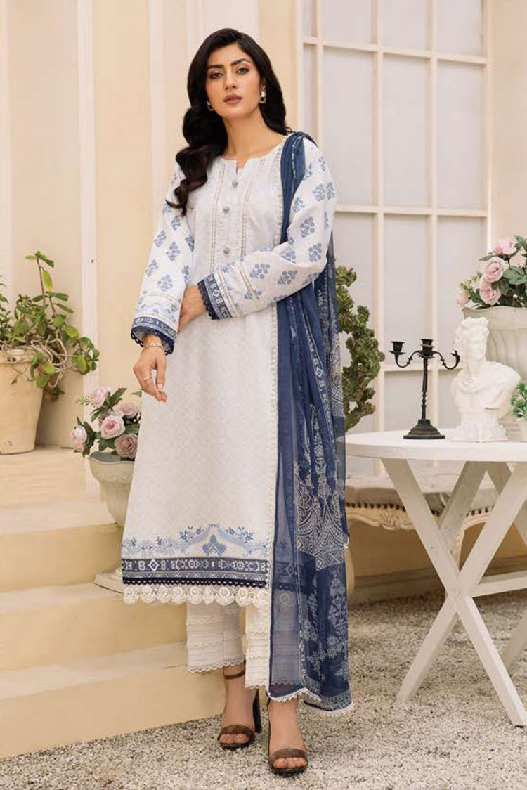 Picture of Lala - LP 083 Ezra Print Melody Digital Printed Lawn Collection - Available at Raja Sahib