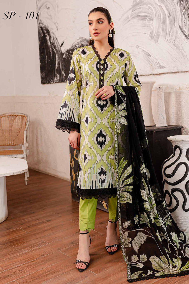 Picture of Nureh - SP 101 Signature Prints Printed Lawn Collection Vol 2 - Available at Raja Sahib