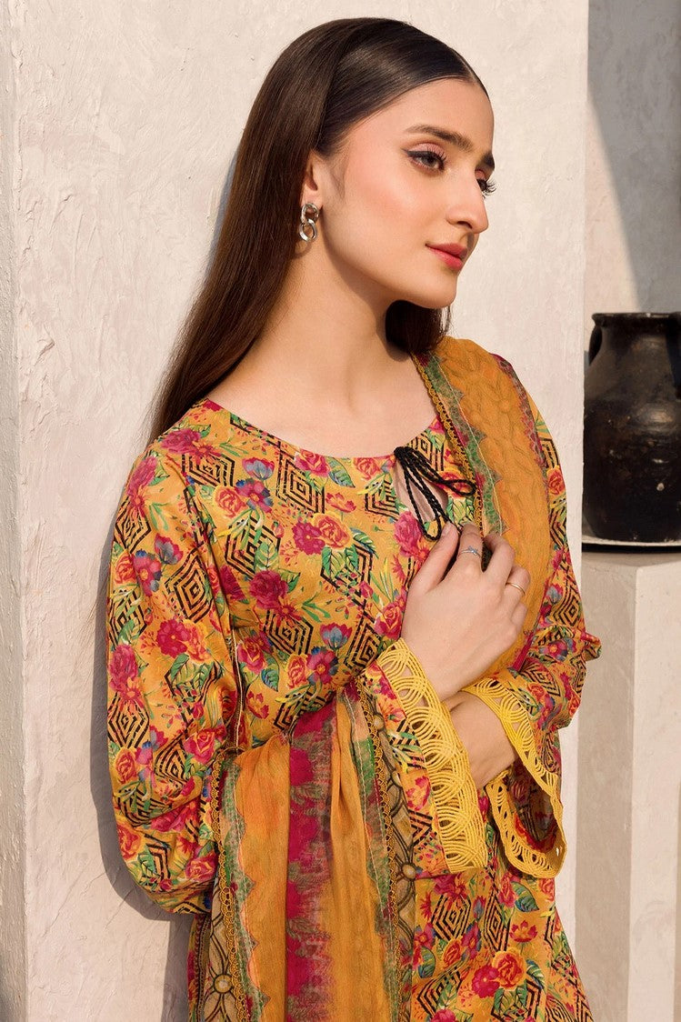 Picture of Motifz - 4609 NAYLA Rang Printed Lawn Collection - Available at Raja Sahib