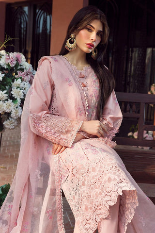 4428 HUDA Premium Luxury Embroidered Lawn Collection