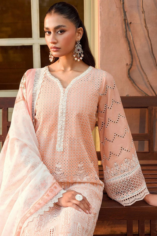 Picture of Motifz - 4435 SABIHA Schiffli Luxury Embroidered Lawn Collection - Available at Raja Sahib