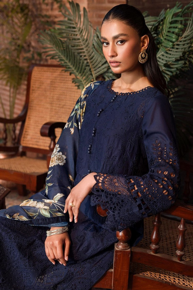 Picture of Motifz - 4440 ULFAT Schiffli Luxury Embroidered Lawn Collection - Available at Raja Sahib