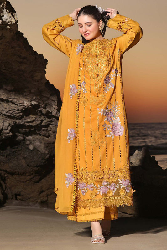 Picture of Humdum - Design 06 Afsoon Embroidered Lawn Collection - Available at Raja Sahib